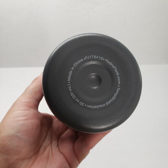 Hydro Flask 20oz With Wide Flex Cap Gray Stainless Steel Insulated Reusable - Picture 4 of 11